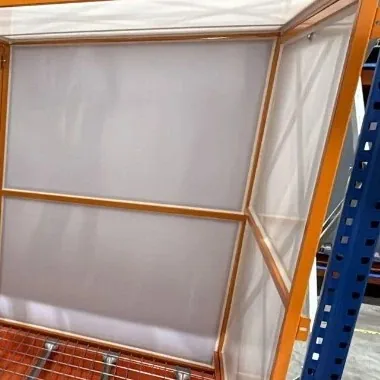 Wall panels fitted into the Prototype 1 frame