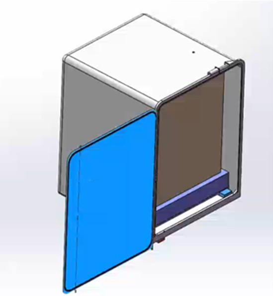 3D render of the finalised modular Vorienta Chamber design